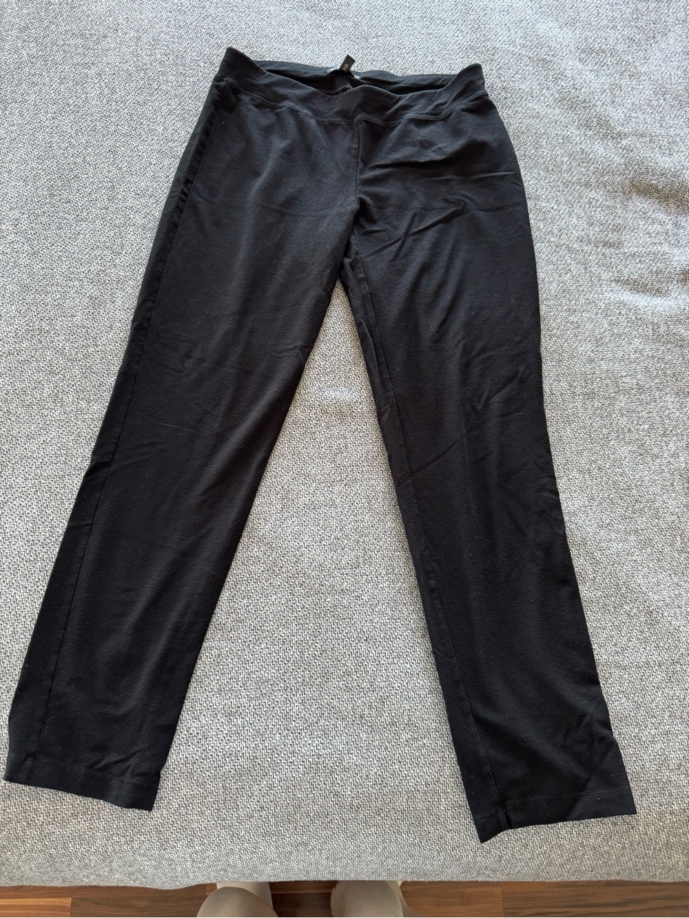 Eileen Fisher Black Crepe Women's Leggings